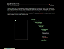 Tablet Screenshot of carbide.com